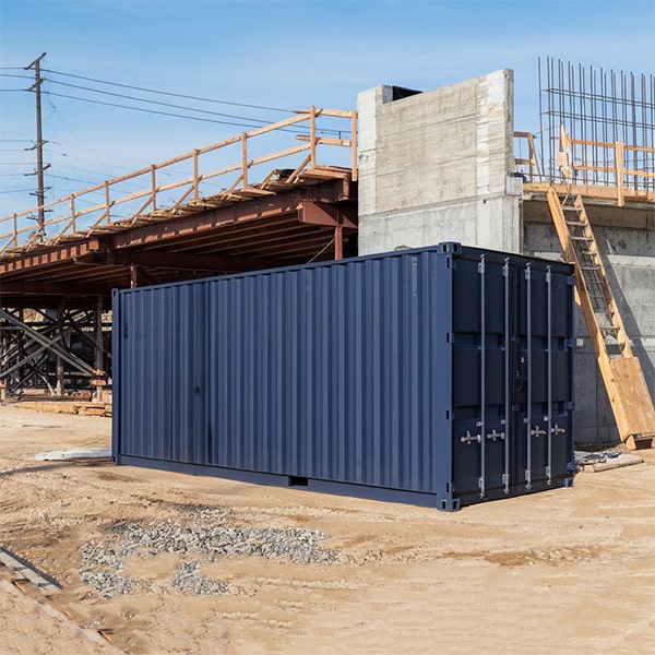 we offer construction site storage containers that can be customized with shelves, electrical outlets, and other features to meet your specific needs